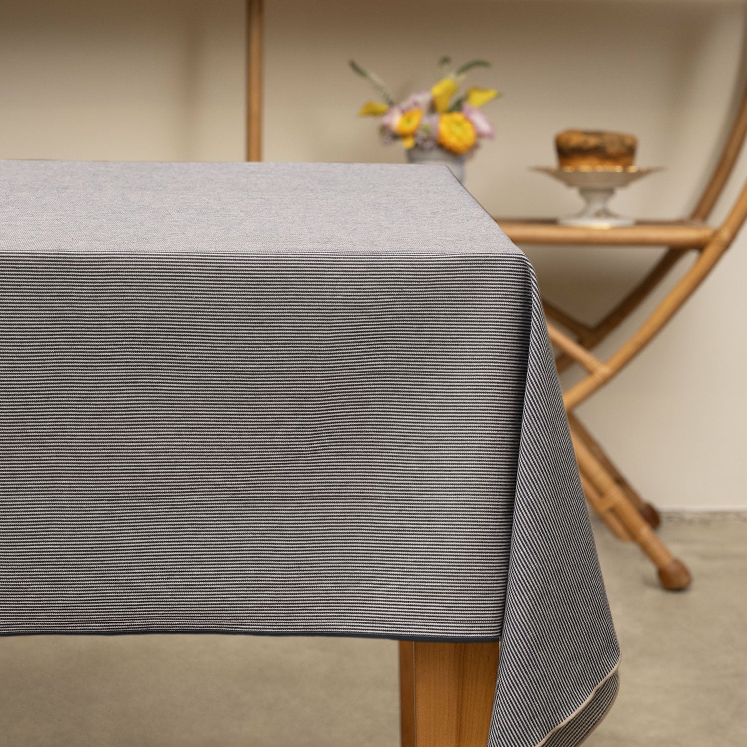 Playita Stripe Tablecloth - Shop_nameATELIER SAUCIER