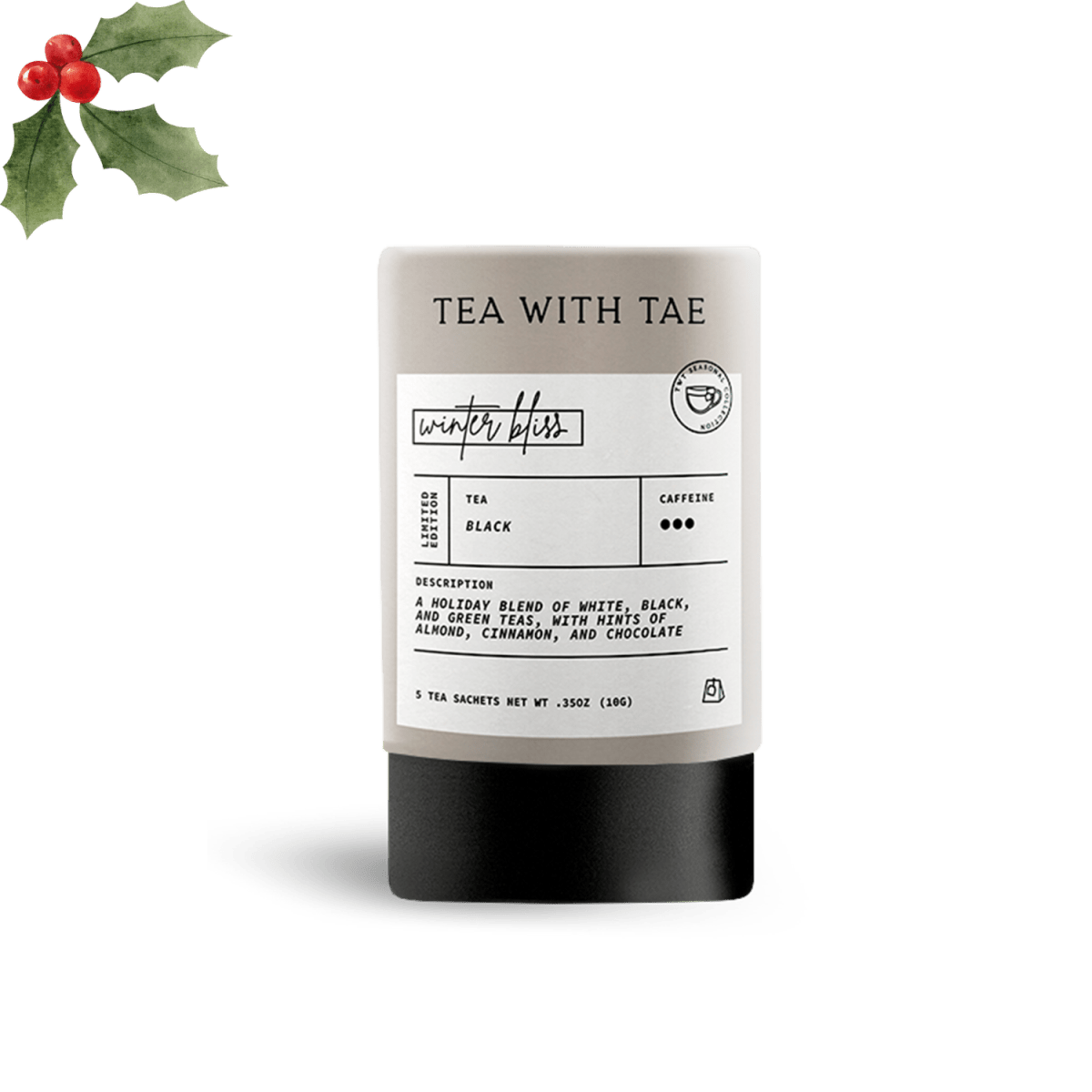 Winter Bliss Mini Tea Tube (5 tea bags) - Shop_nameTea with Tae