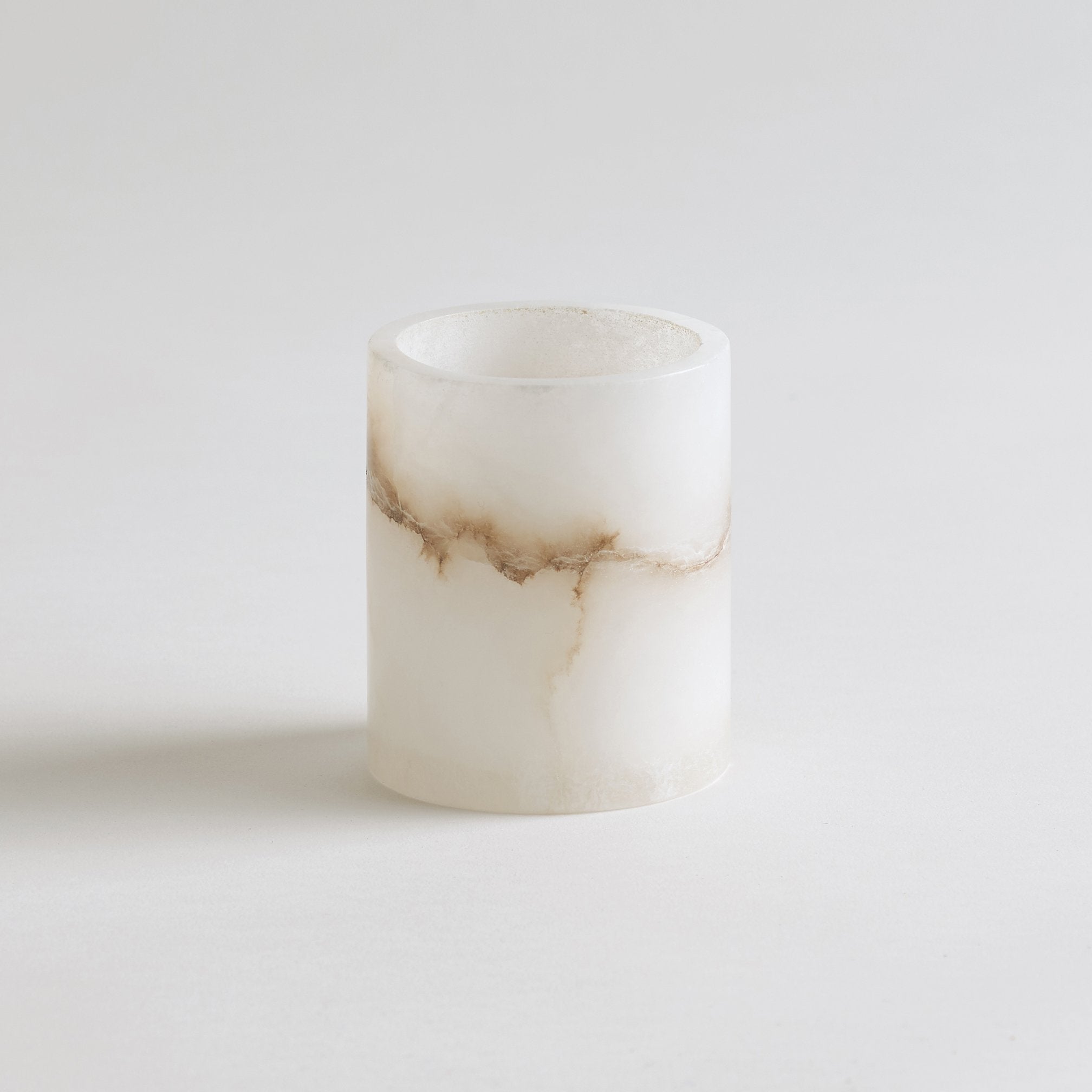 Santo Alabaster Short Votive
