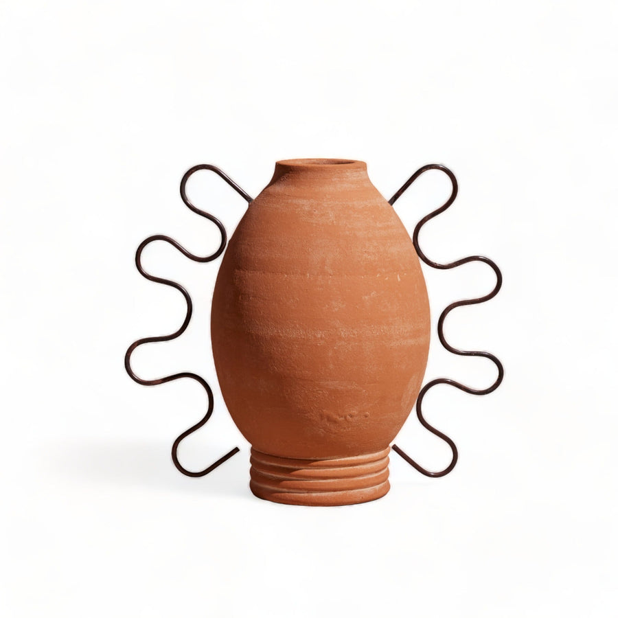 Aman Terracota Vessel by Diego Olivero Studio.