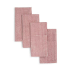 VERTEX Hand Block Printed Napkins - Set of 4. Cotton - Fair Trade - Artisan Made