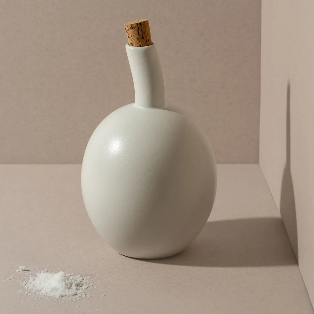 34 oz Olive Oil Stoneware Dispenser - Gharyan Stoneware