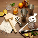 17-Piece Stainless Steel Barware Set.