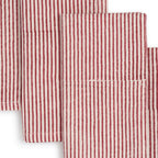 VERTEX Hand Block Printed Napkins - Set of 4. Cotton - Fair Trade - Artisan Made