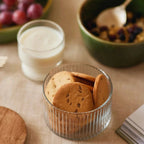 Fluted Glass Storage Jars - set of 3.