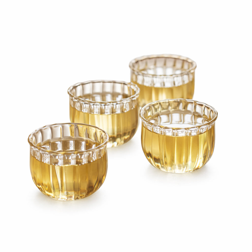 Kira Small Glass Cups - set of 4