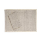 WHISPERWOOD Placemats. Set of 4. 100% Kora Cotton – Hand Block Printed – Fair Trade – Artisan Made