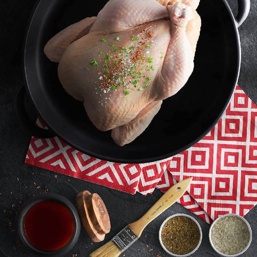 Stoneware Serving Plate With Handles 13.4".