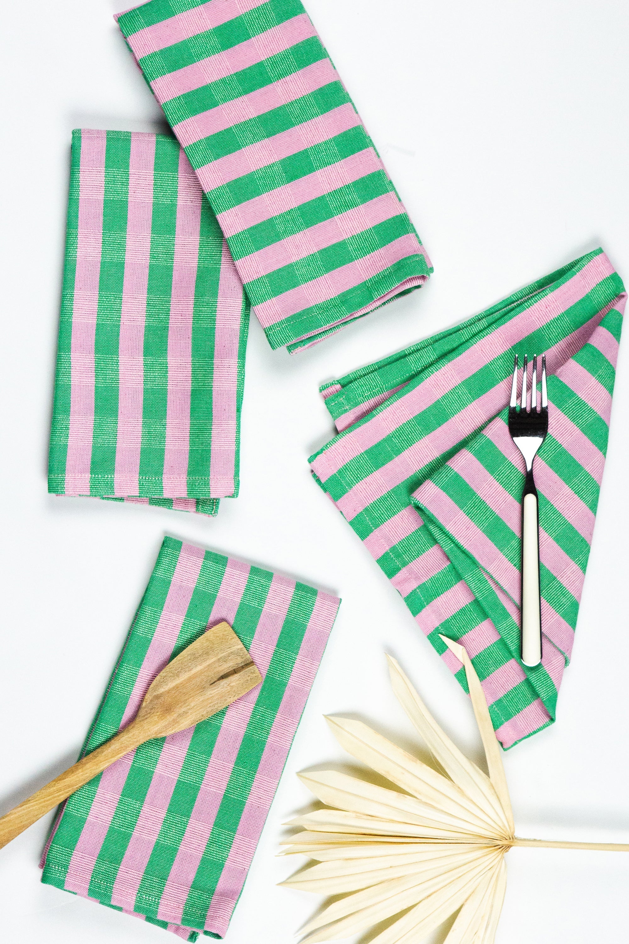 Archive NY Flora Stripe Napkins.