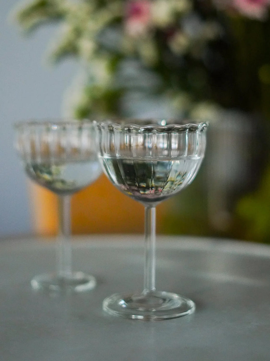 Kira Stemware Coupes, Set of 2