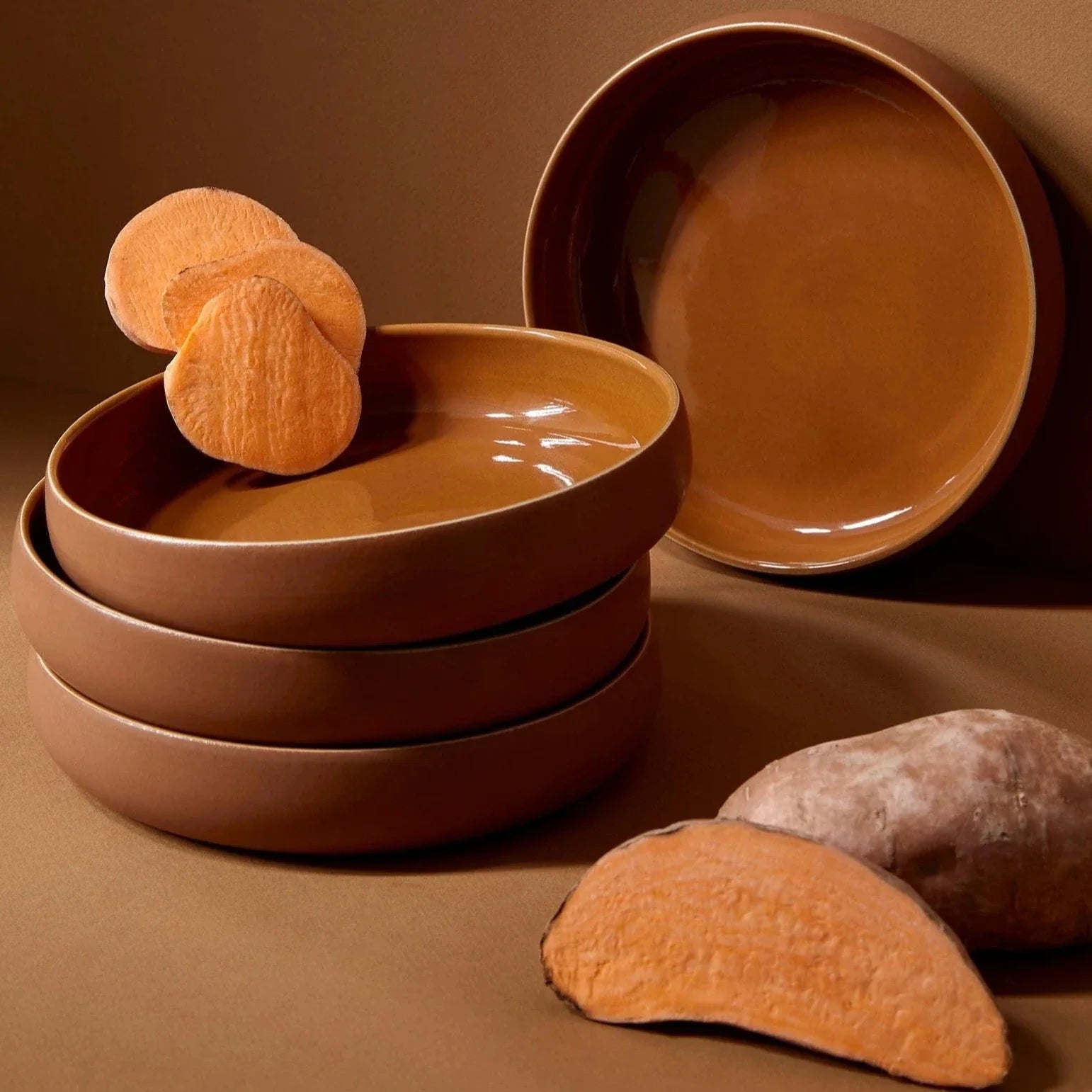 Handmade Stoneware Pasta/Salad Plate | Edan 7.9"