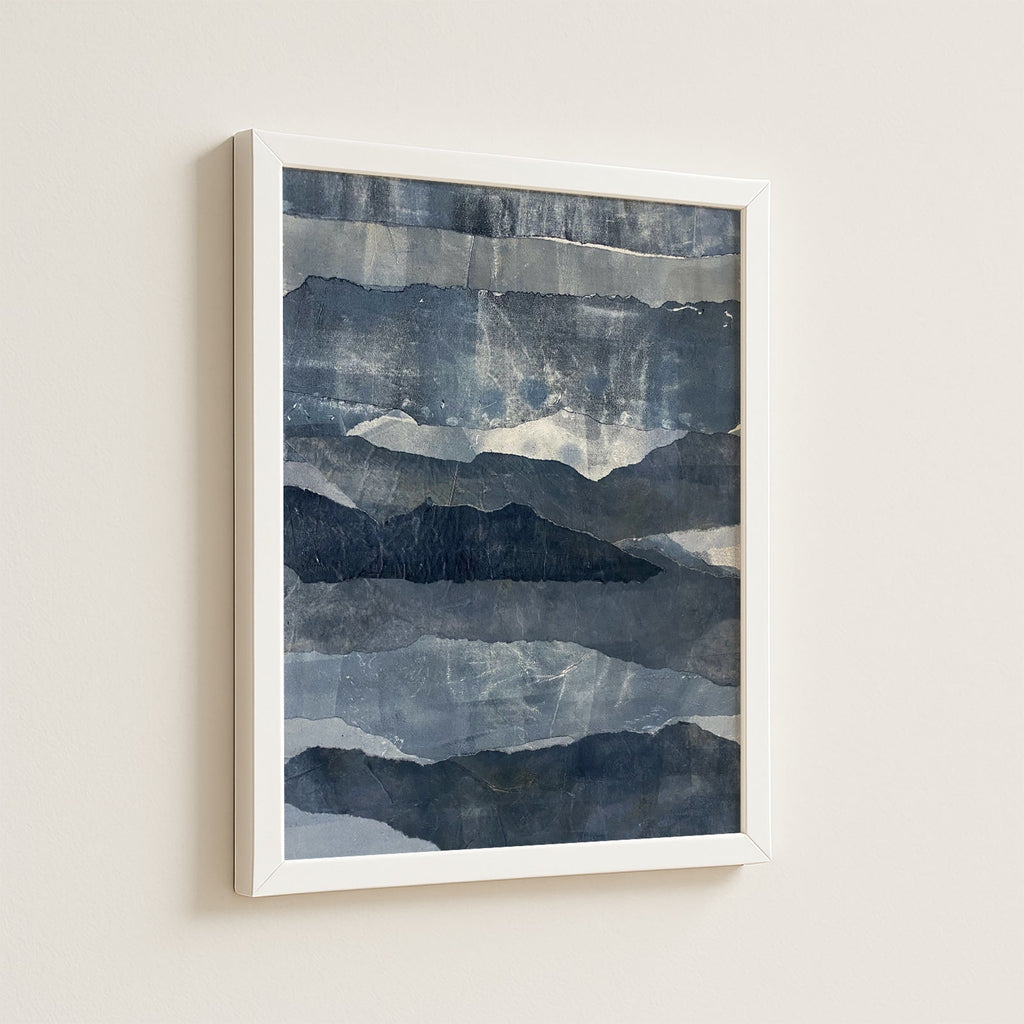 Blue Ridges Small Framed Print