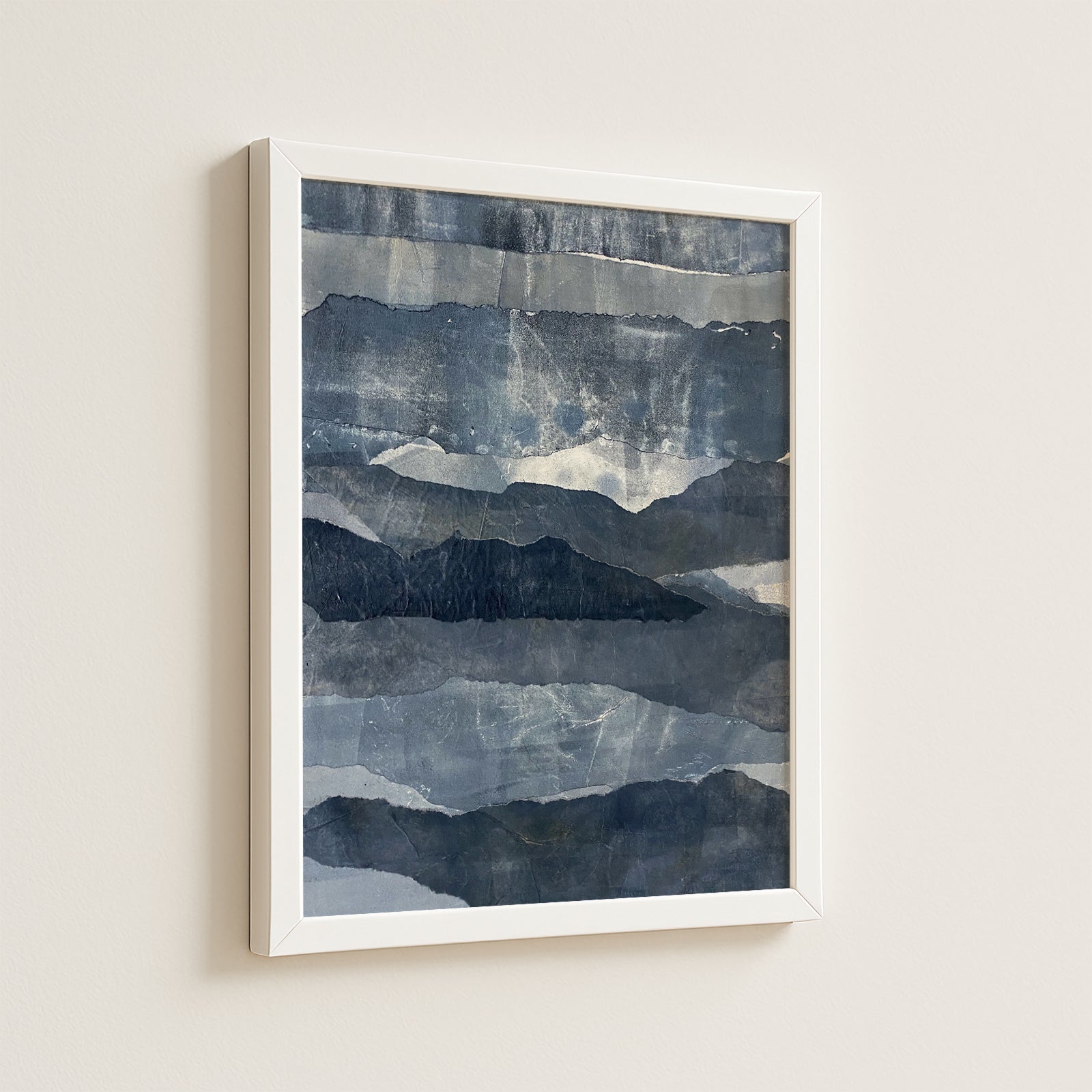 Blue Ridges Small Framed Print