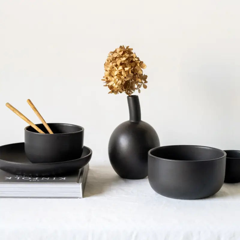 34 oz Olive Oil Stoneware Dispenser - Gharyan Stoneware