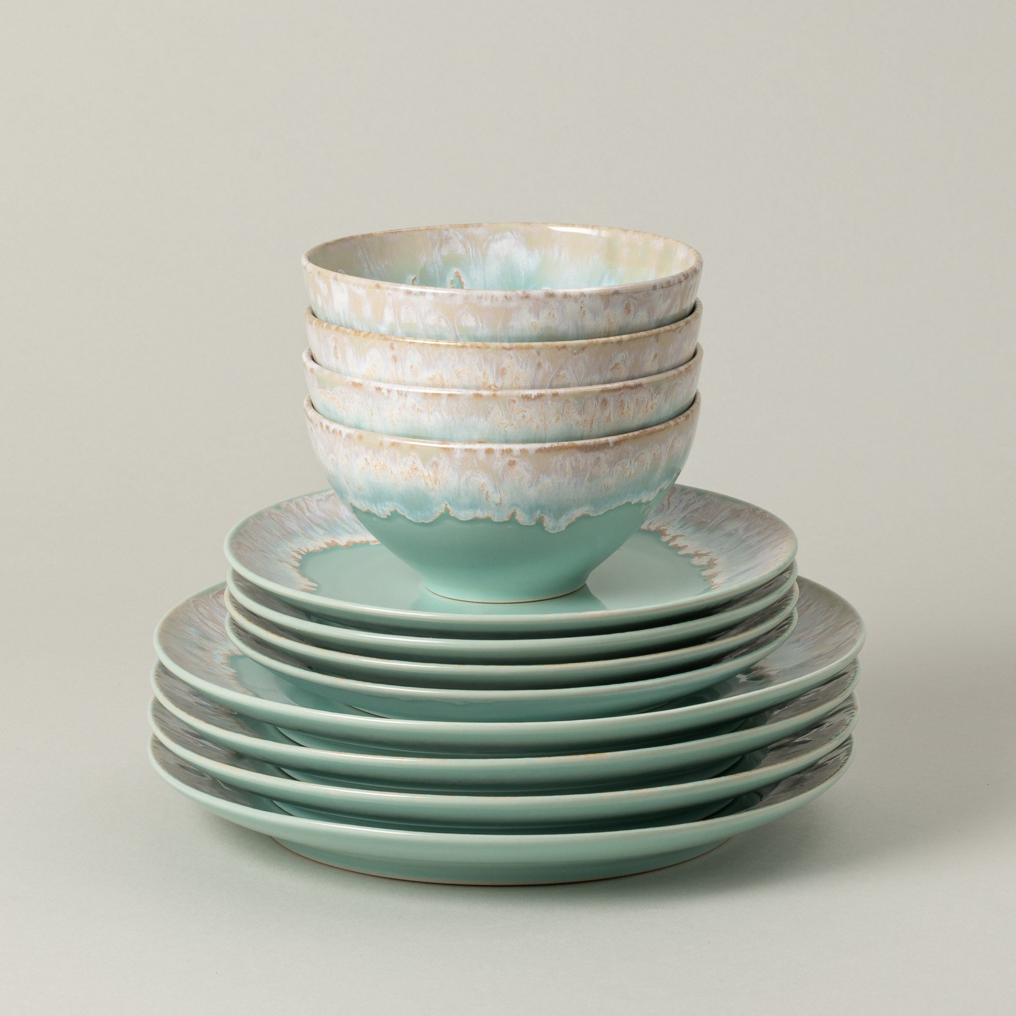 12-Piece Dinnerware Set with Bowl Taormina, Casafina by COSTA NOVA