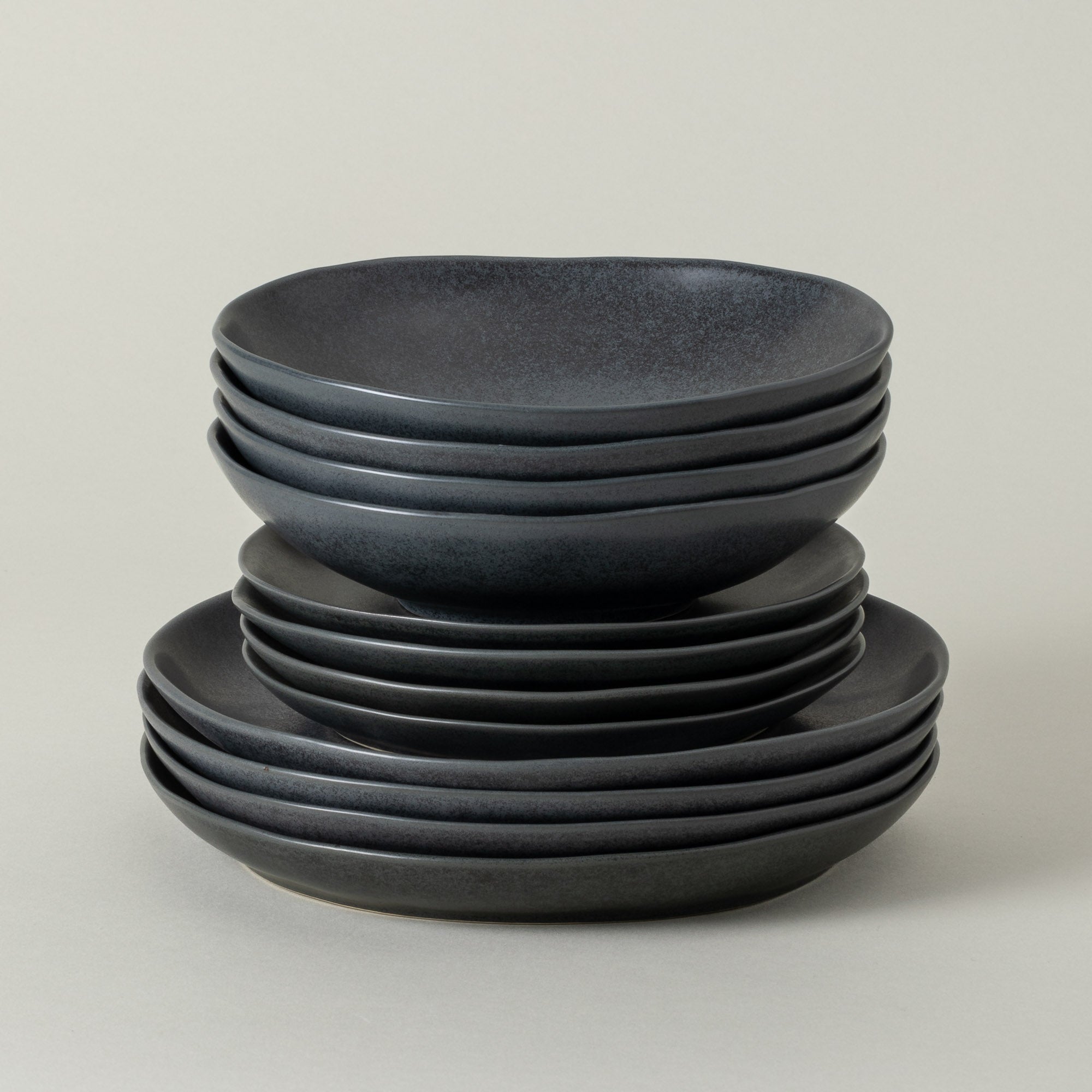 12-Piece Dinnerware Set with Soup/Pasta Bowl Livia