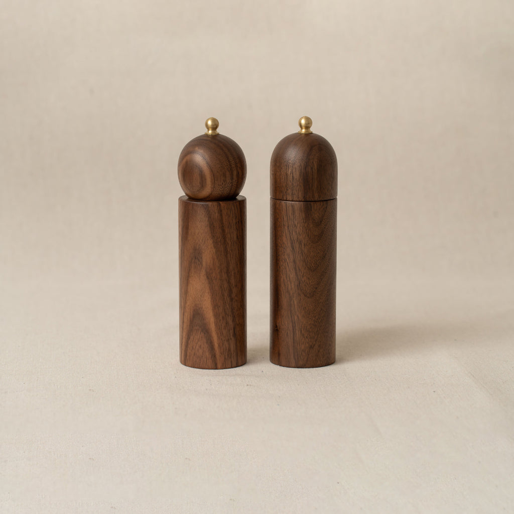 Pepper and Salt Mill Pair in walnut