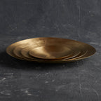 Artisan Brass Plates Assorted - Set of 4