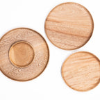 Rosa Morada Wooden Small Plate.