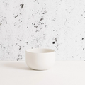 S/4 Tunisian Bowl - Matte White