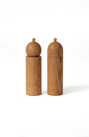 Pepper and Salt Mill Pair in oak