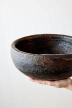 Vintage Iroko Wood Bowl