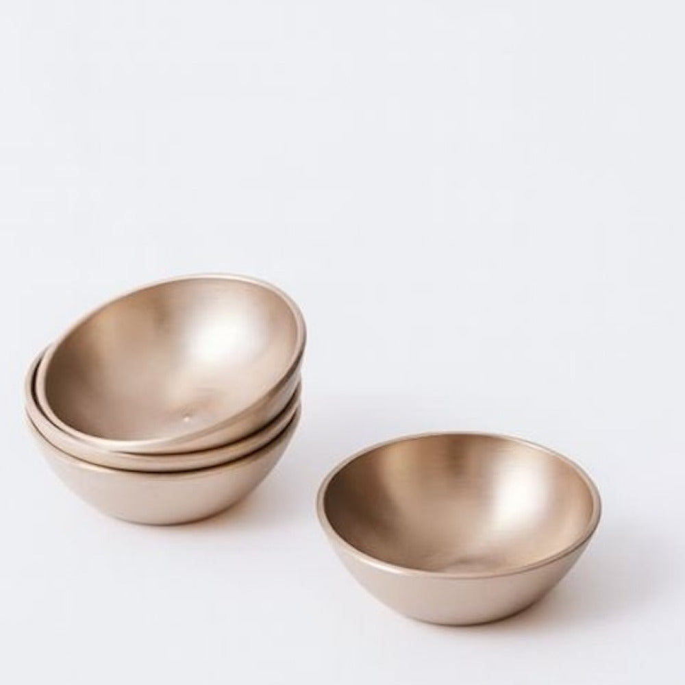 Bronze Kansa Dip Bowl, 1.5" - Set of 4