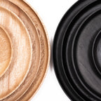 Rosa Morada Wooden Base Platter.