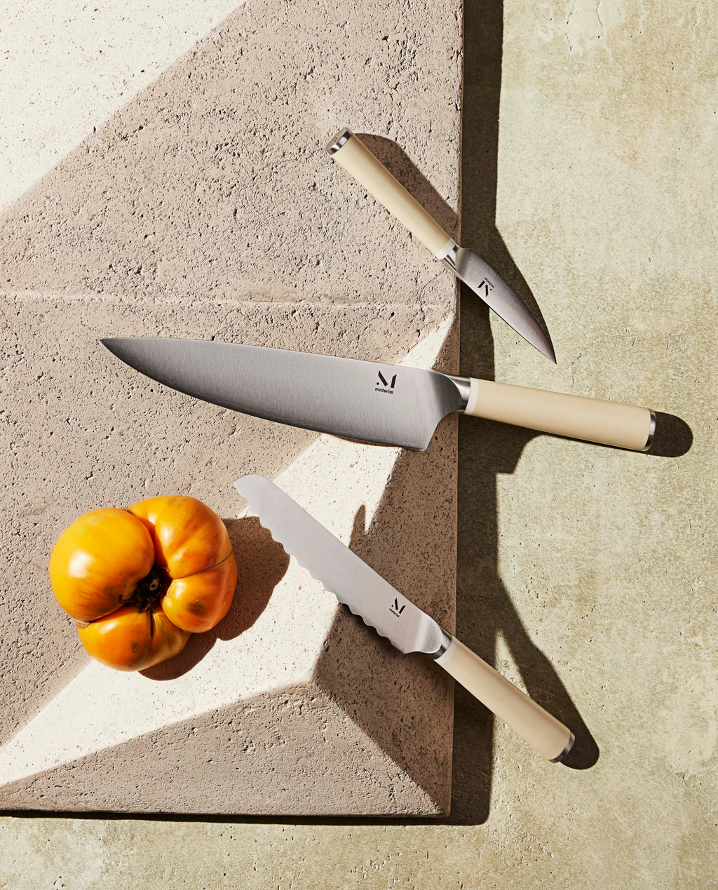 The Trio of Knives by Material Kitchen