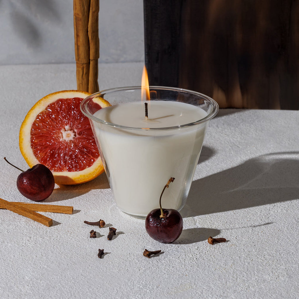 ZAI Candle - Cedar & Black Cherry.