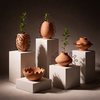 Nada Terracota Vessel by Diego Olivero Studio