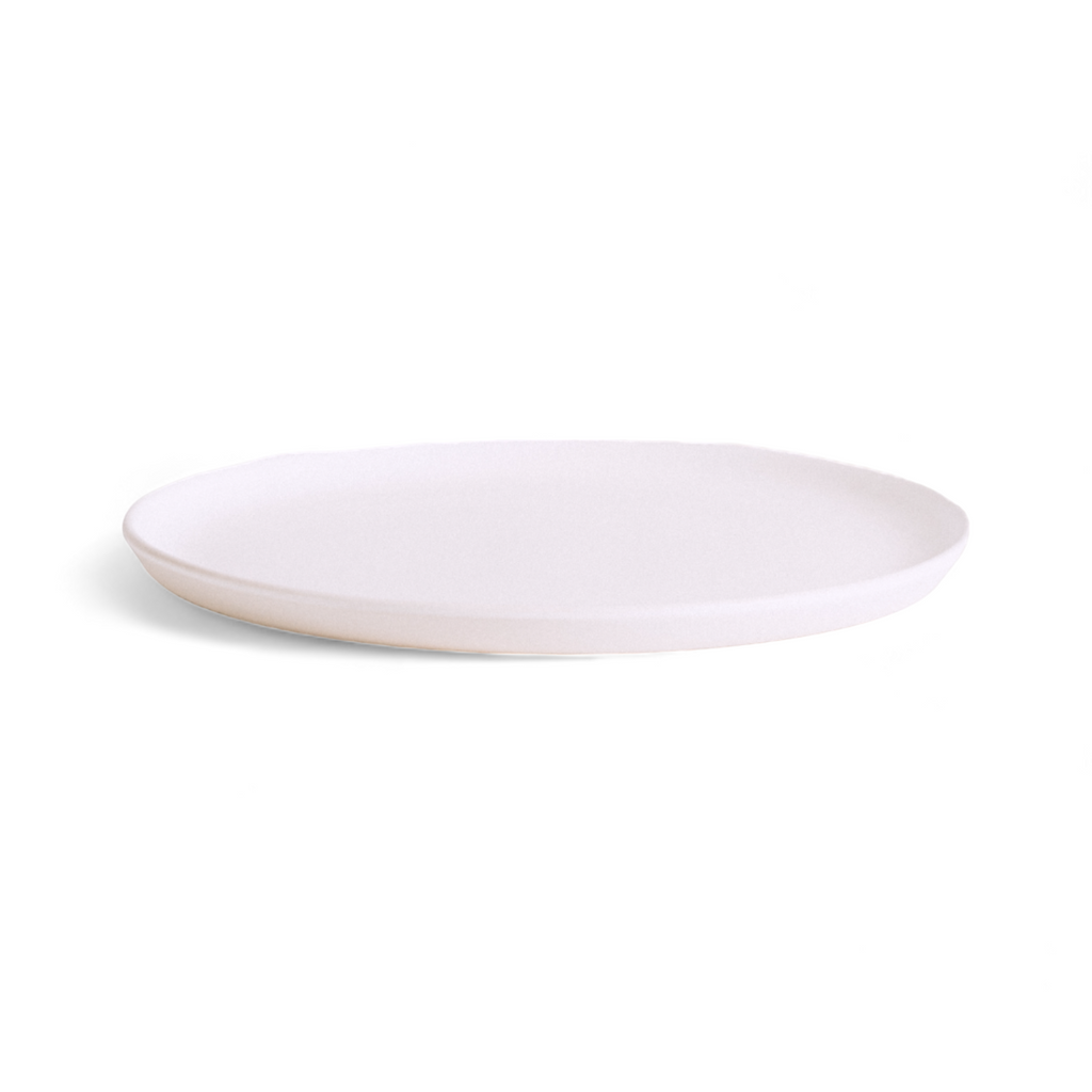 S/4 Tunisian Dinner Plate - Matte White.