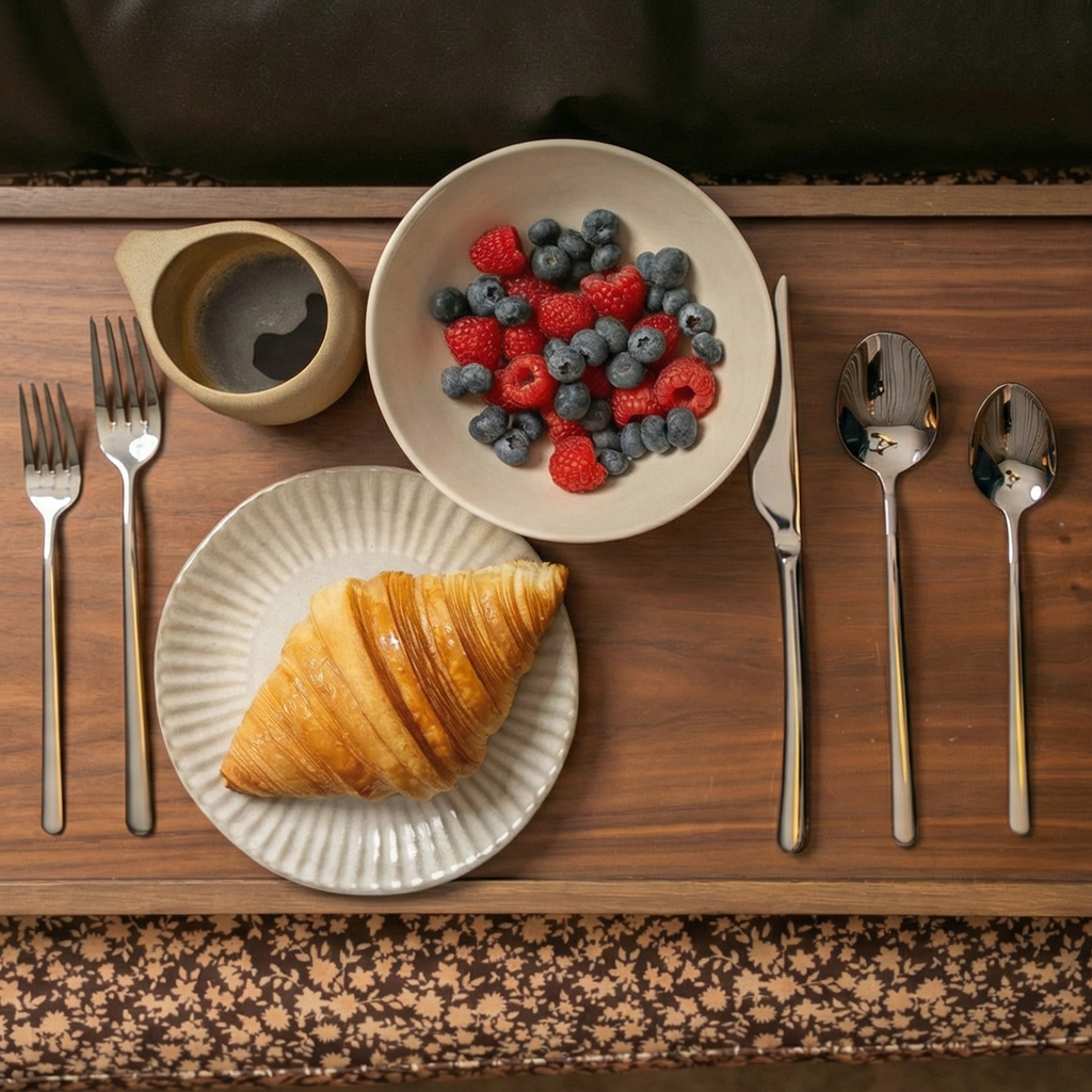 Emilia Mirror 20-Piece Flatware Set