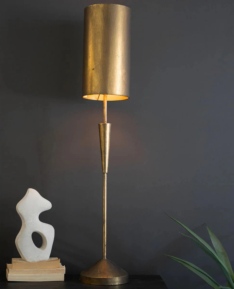 Barrel Antique Gold Lamps