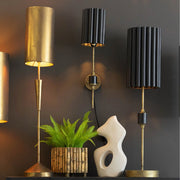 Barrel Antique Gold Lamps