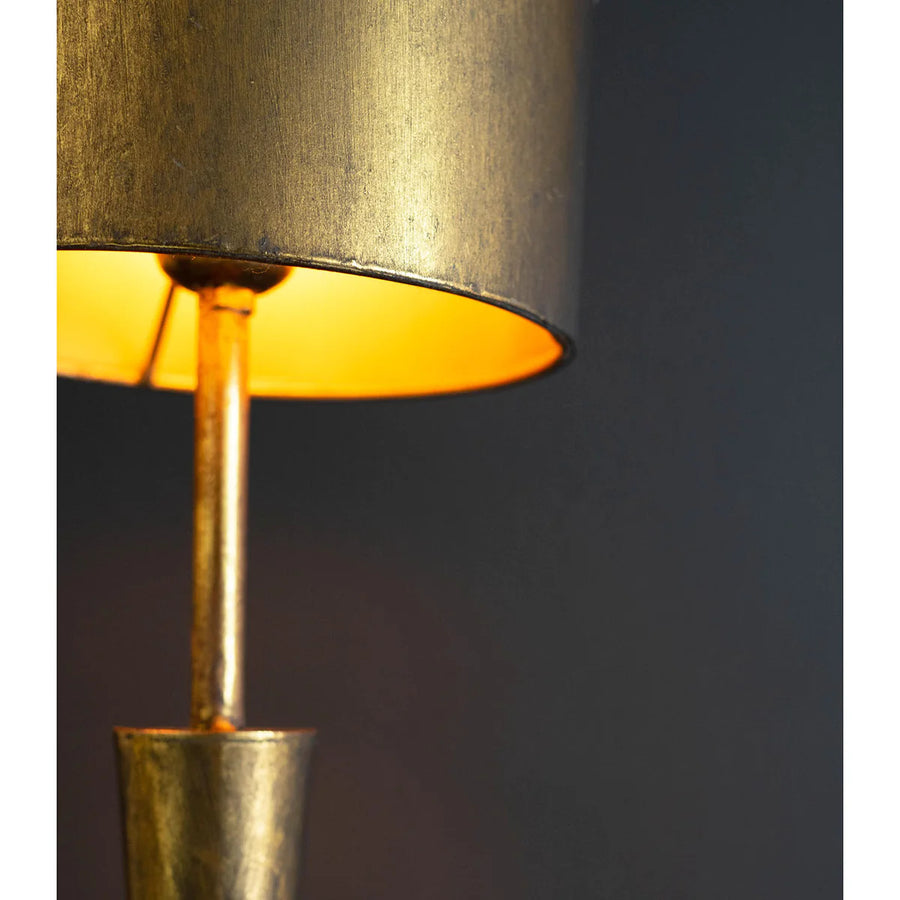 Barrel Antique Gold Lamps