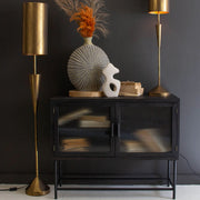 Barrel Antique Gold Lamps