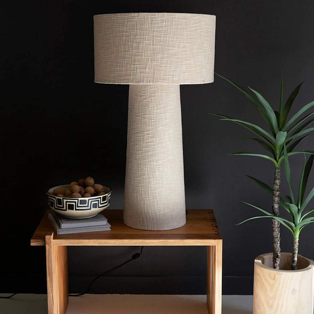 Boucle Fabric Floor Lamps