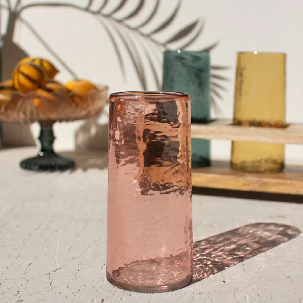 Cocktail Glass & Tray Set