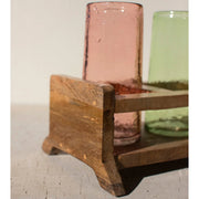 Cocktail Glass & Tray Set