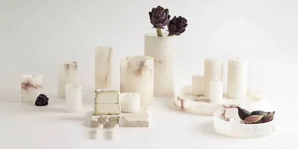 Santo Alabaster Tealight Holder