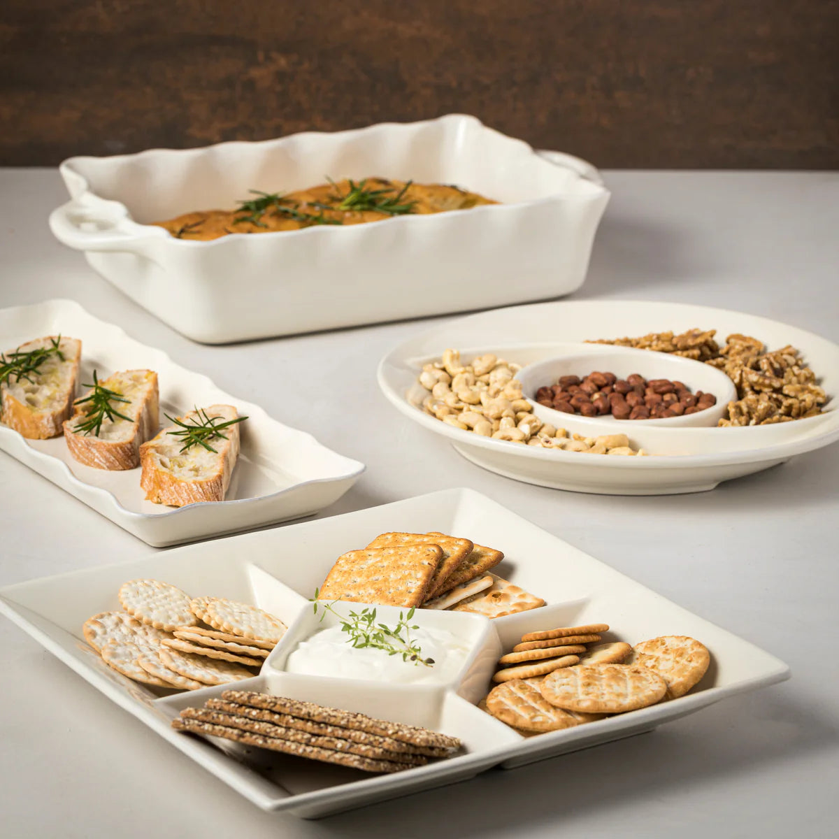 Square Appetizer Tray Cook & Host, Casafina by COSTA NOVA