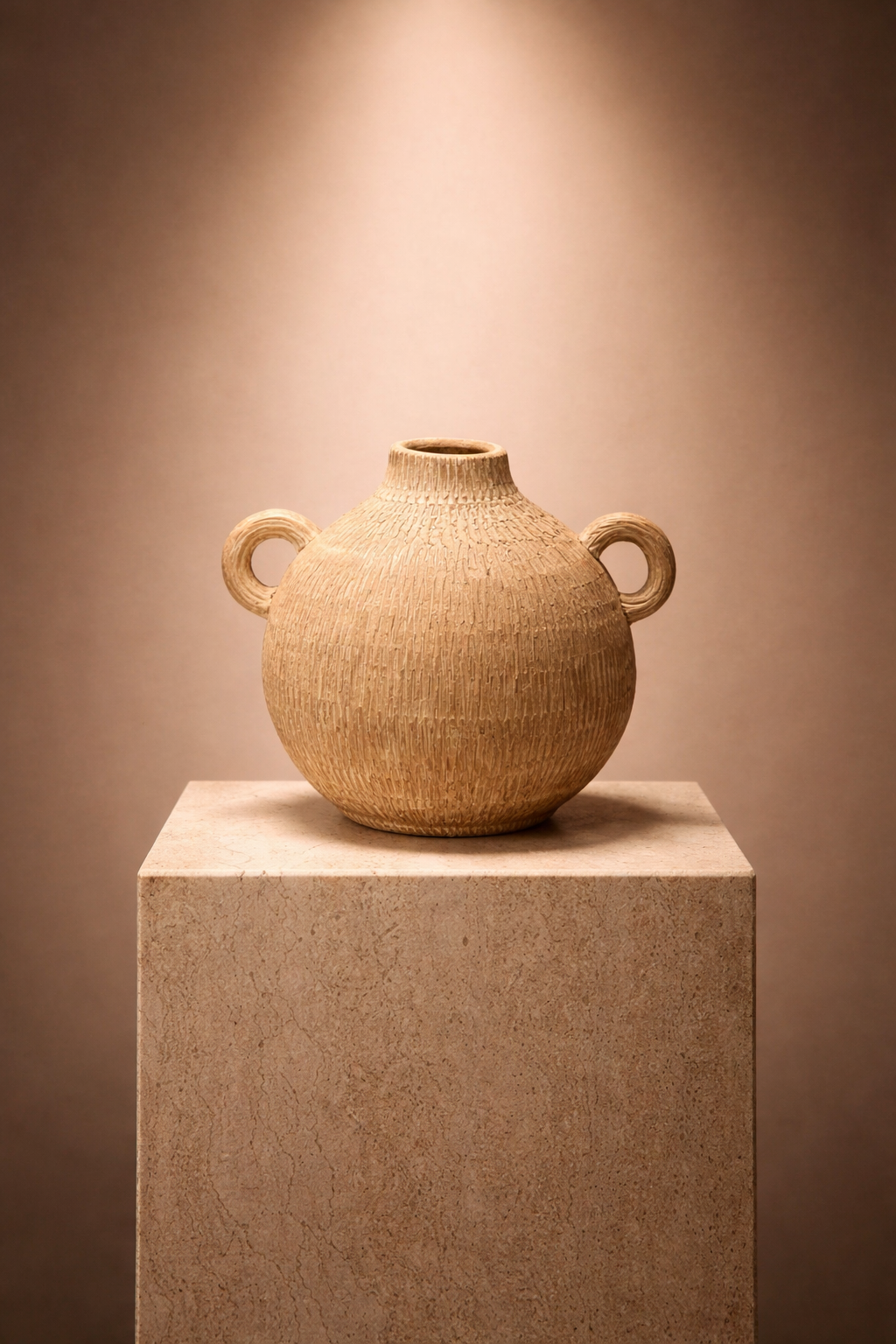 Marla Terracotta Vessel by MESO.