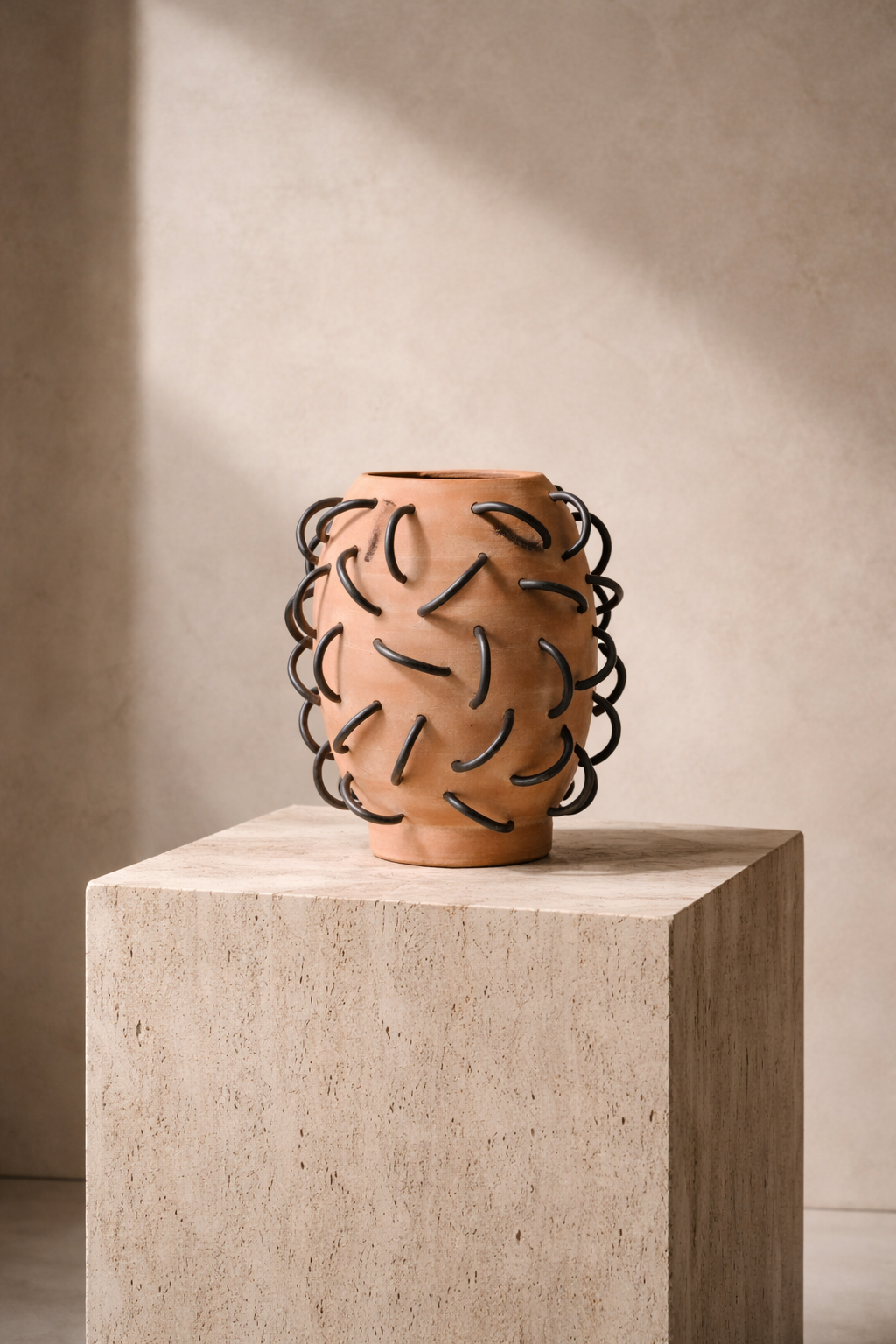 Nada Terracota Vessel by Diego Olivero Studio