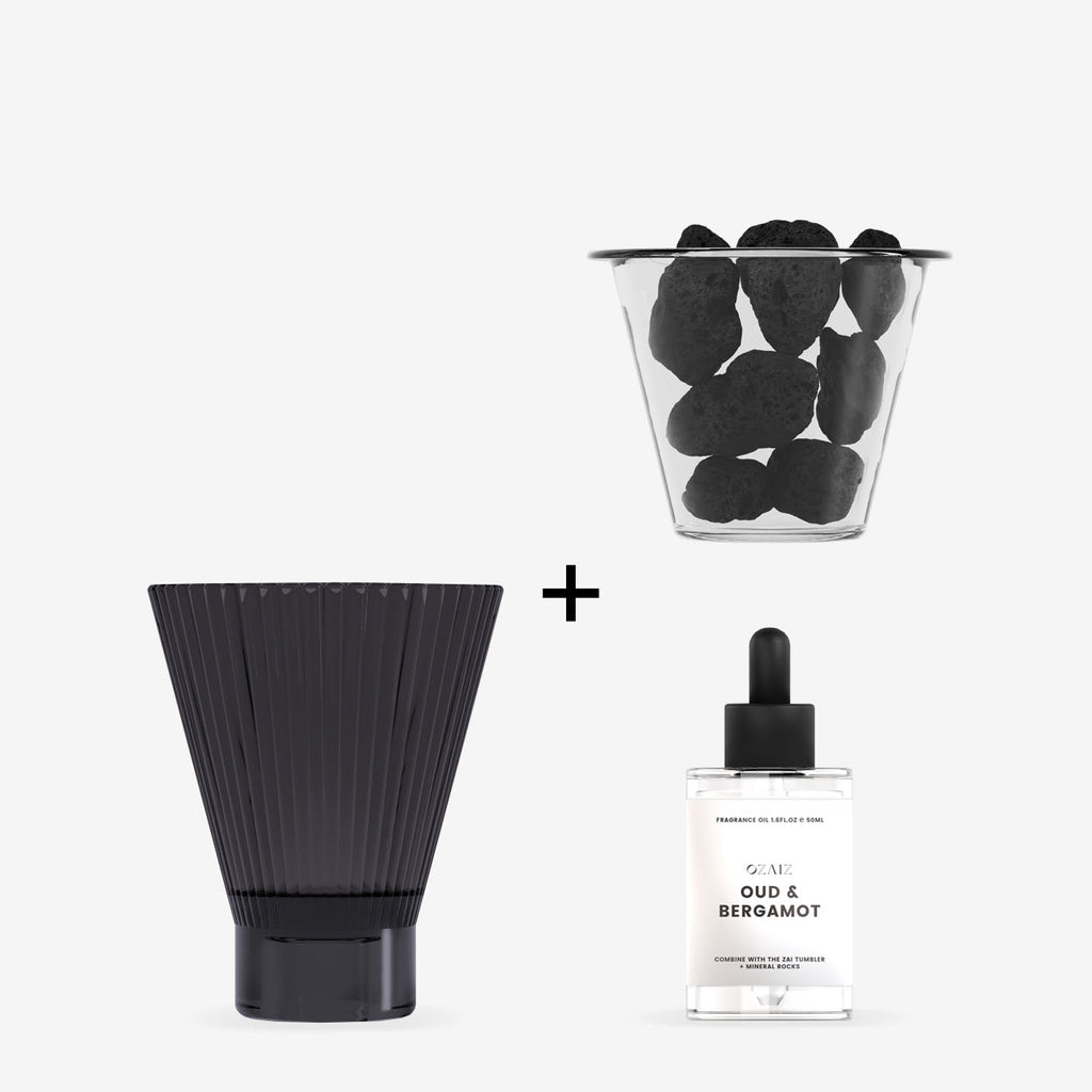 ZAI Lava Rock Diffuser - Fig & Flowers.
