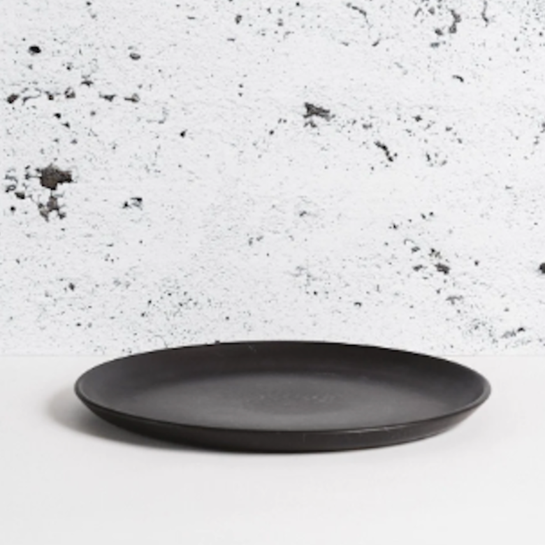 Stoneware Flat Dinner Plate | Edan 11.2" | Set of 4