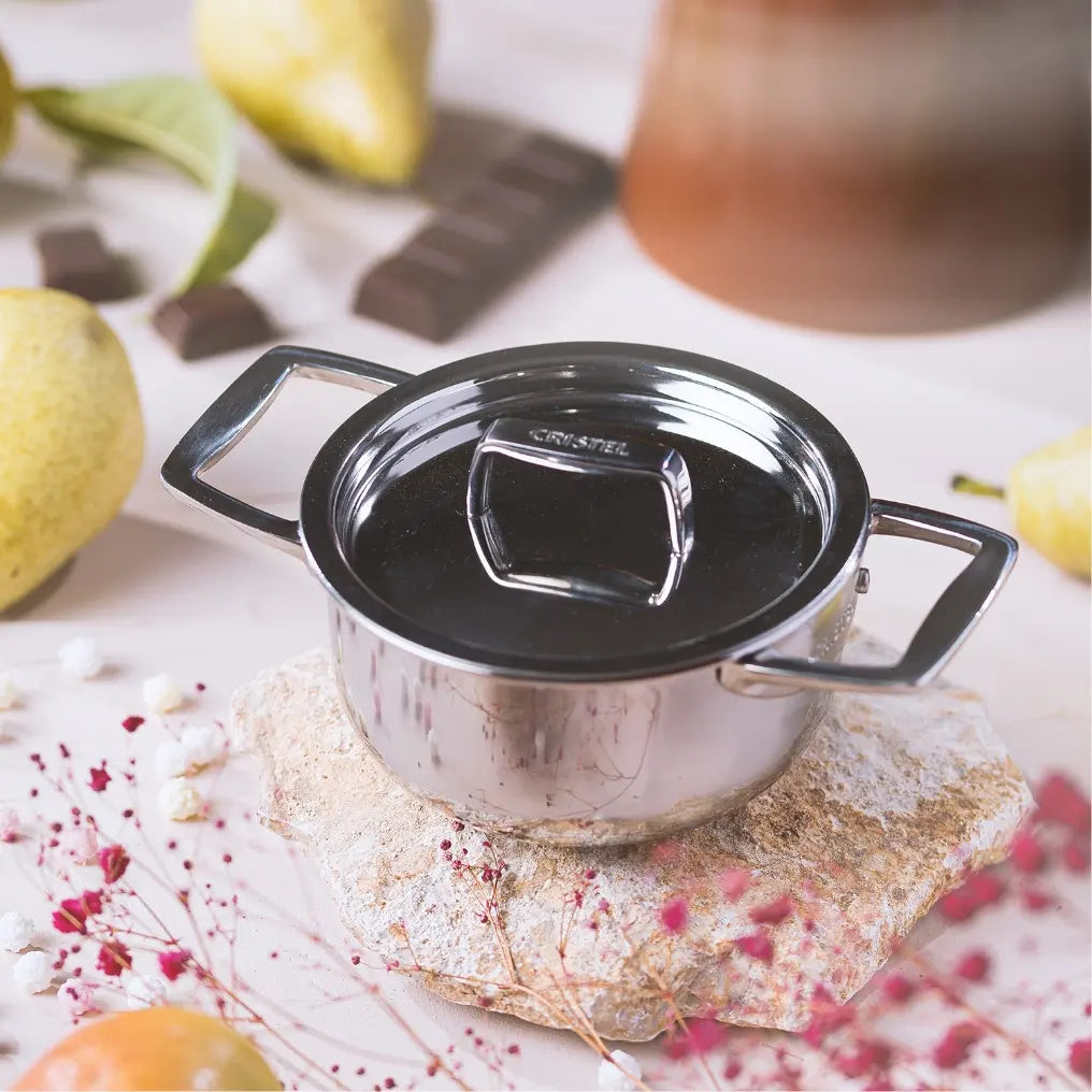 Set of 2 Mini Stewpans With Lid