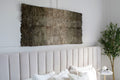 Plant Dyed Wild Silk Wall Hanging - Color Field - Natural Sage