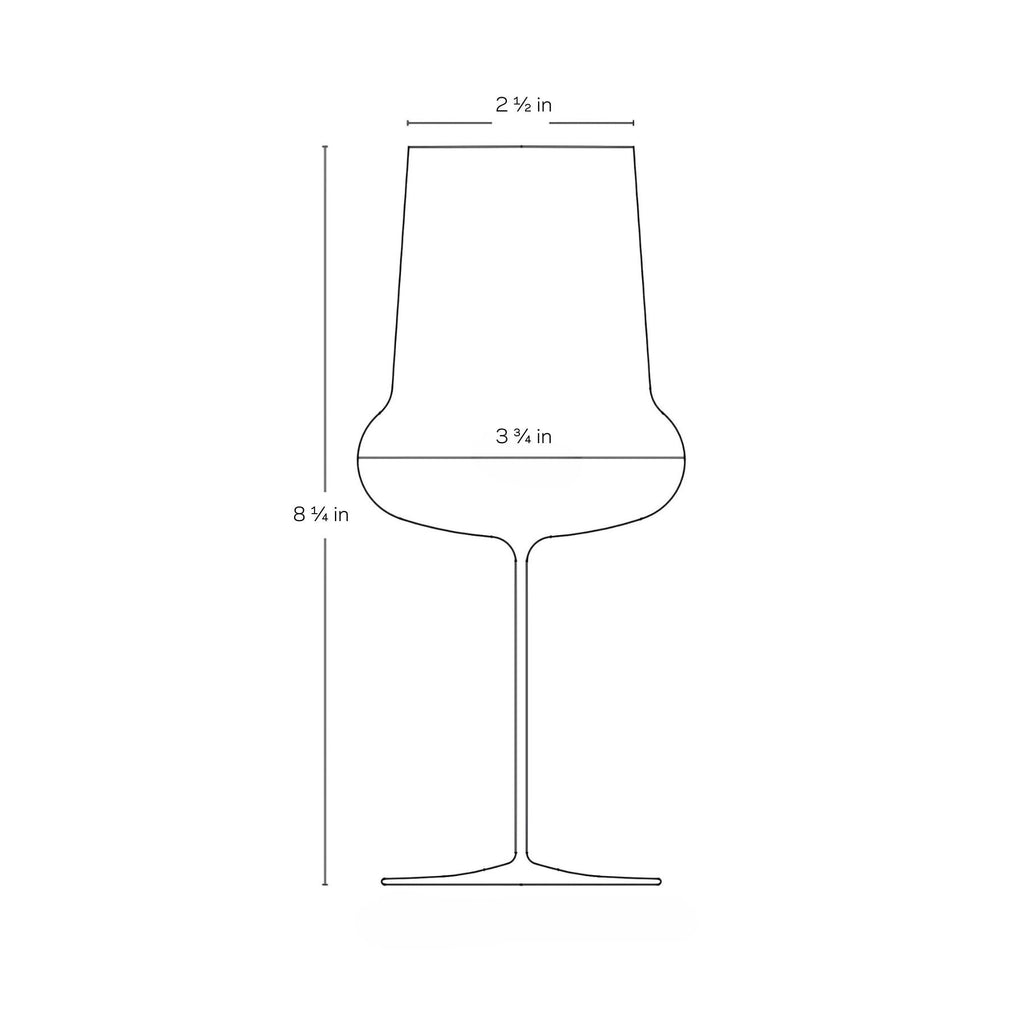 Ghost Zero Belly Red Wine Glass