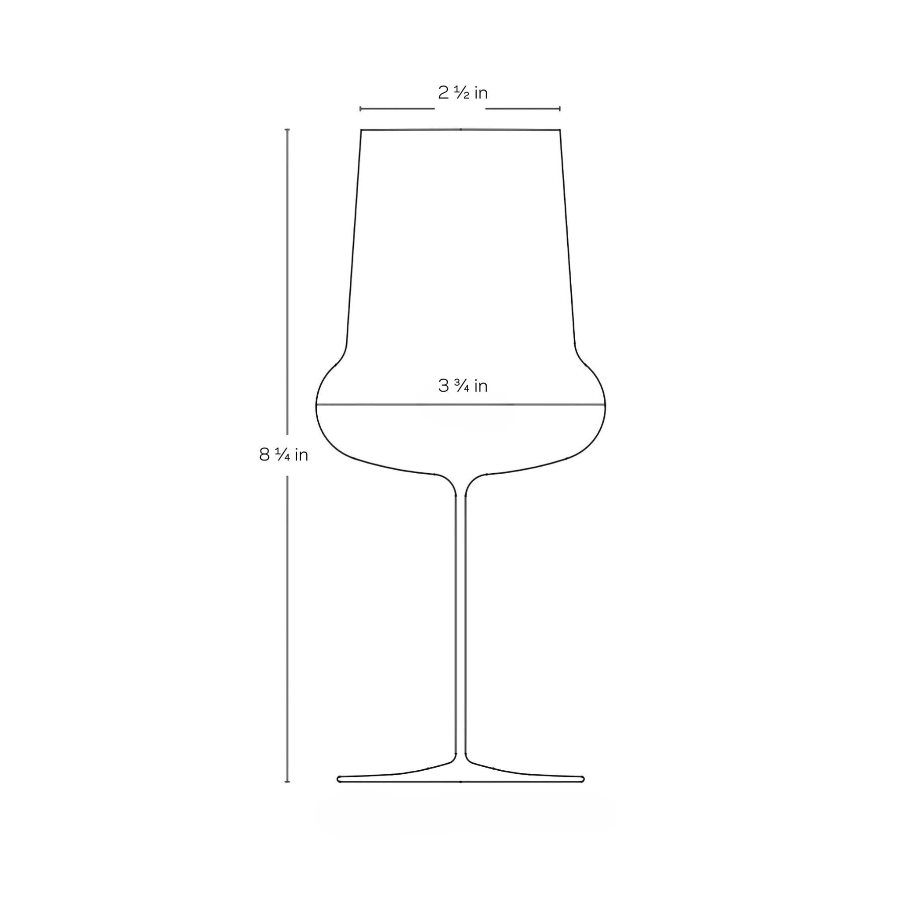 Ghost Zero Belly Red Wine Glass